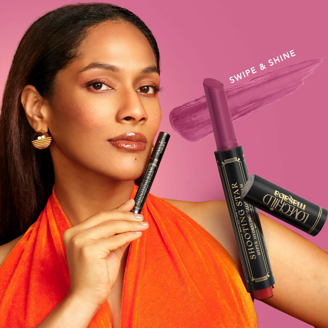 LoveChild By Masaba Gupta Shooting Star Hyper Hydrating Gloss Balm - Polar Pink | Grocsy