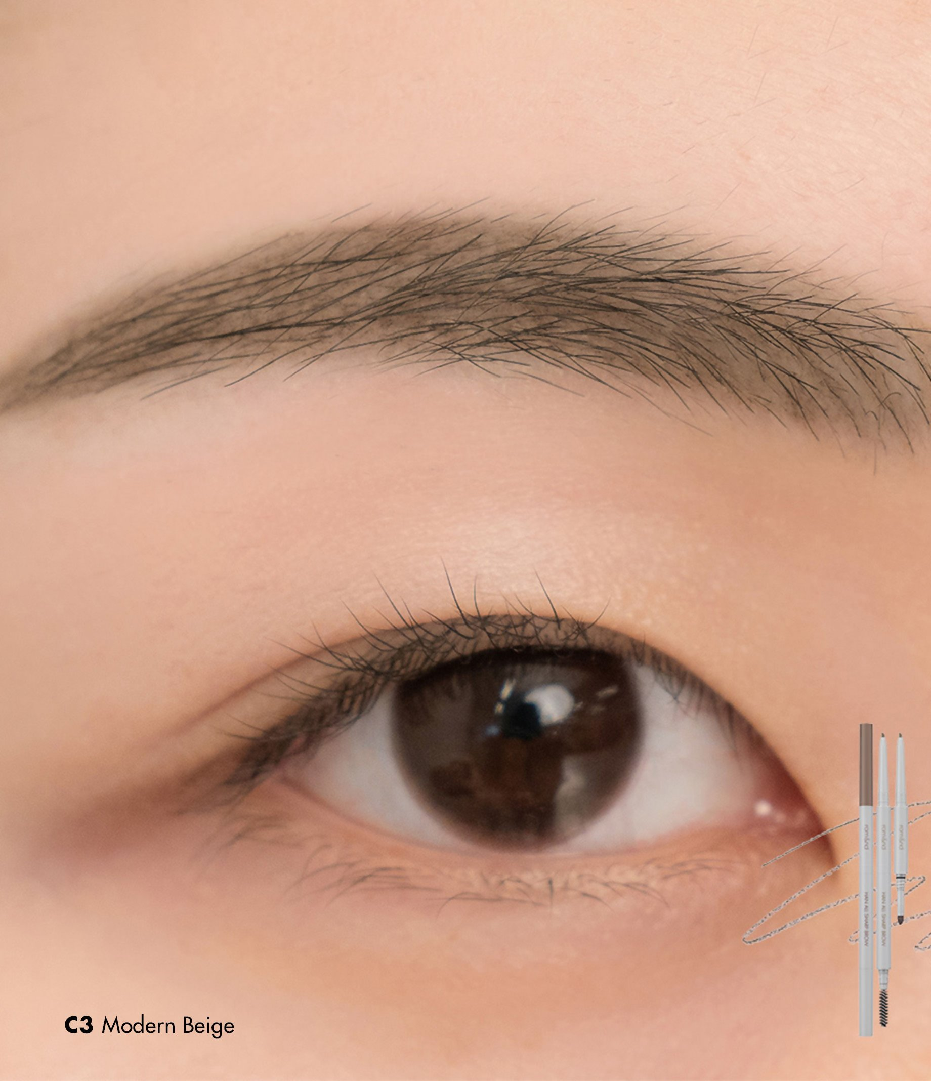 Rom&nd Han All Sharp Brow - C3 Modern Beige | Grocsy