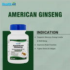 Healthvit American Ginseng Capsules | Grocsy