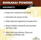 Forest Herbs 100% Natural Organic Amla, Reetha, Shikakai Powder Combo | Grocsy