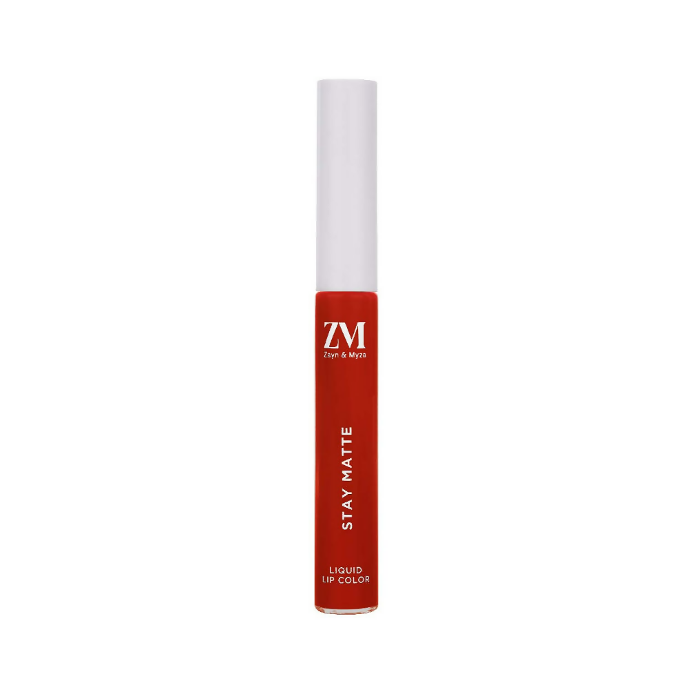 Zayn & Myza Stay Matte Liquid Lip Color - 02 Red Carpet | Grocsy