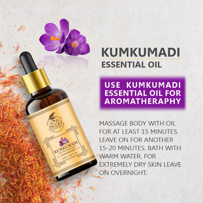 Skiura Nature Kumkumadi Face Glowing Essential Oil | Grocsy