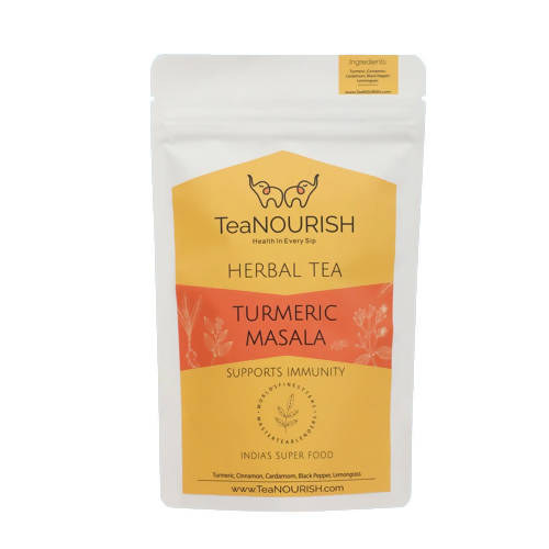 TeaNourish Turmeric Masala Herbal Tea | Grocsy
