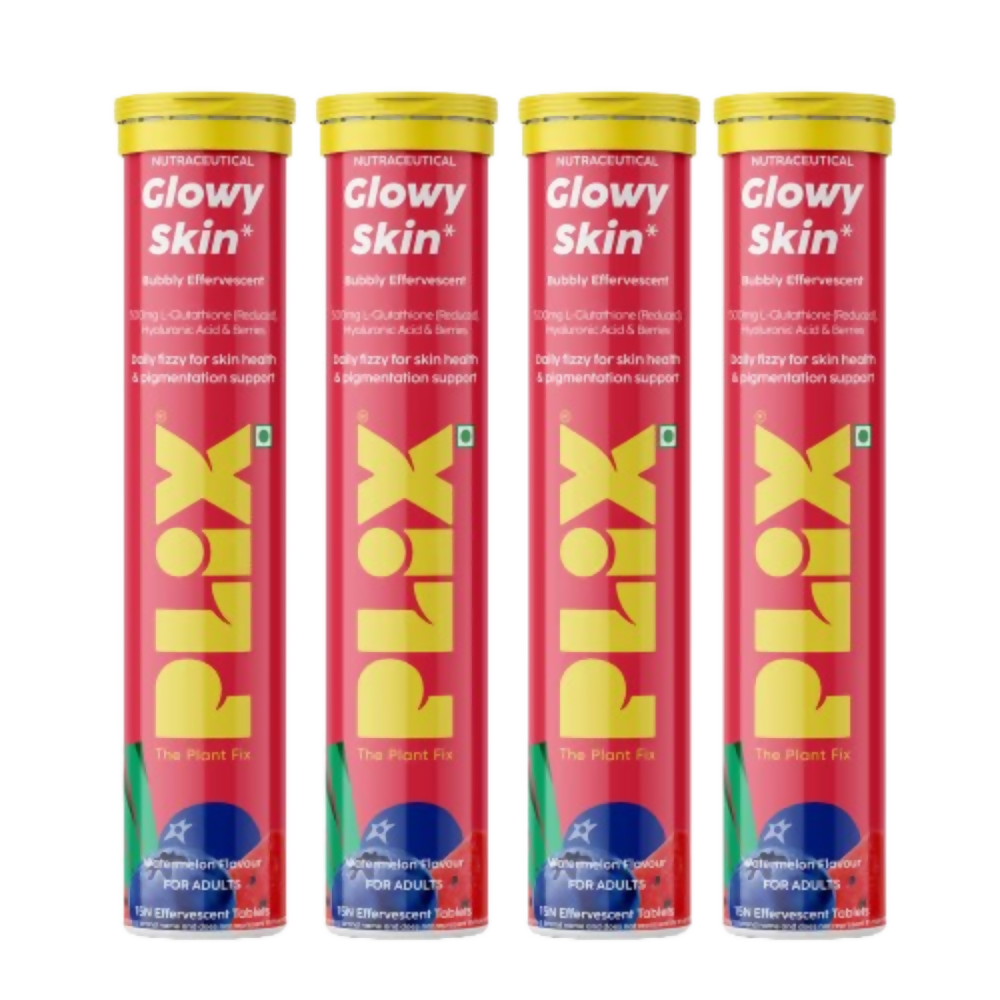 PLIX The Plant Fix Glutathione Skin Tablets With L-Glutathione & Vitamin C - Watermelon | Grocsy