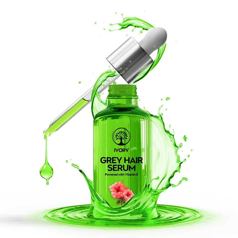 Ivory Natural Grey Hair Serum - Restore Natural Hair Color | Grocsy