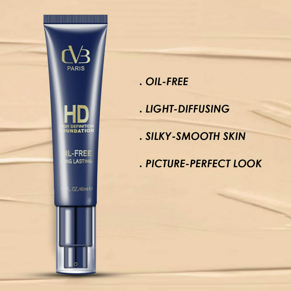 CVB C17 Hd High Definition Full Coverage Foundation Shades 04 | Grocsy