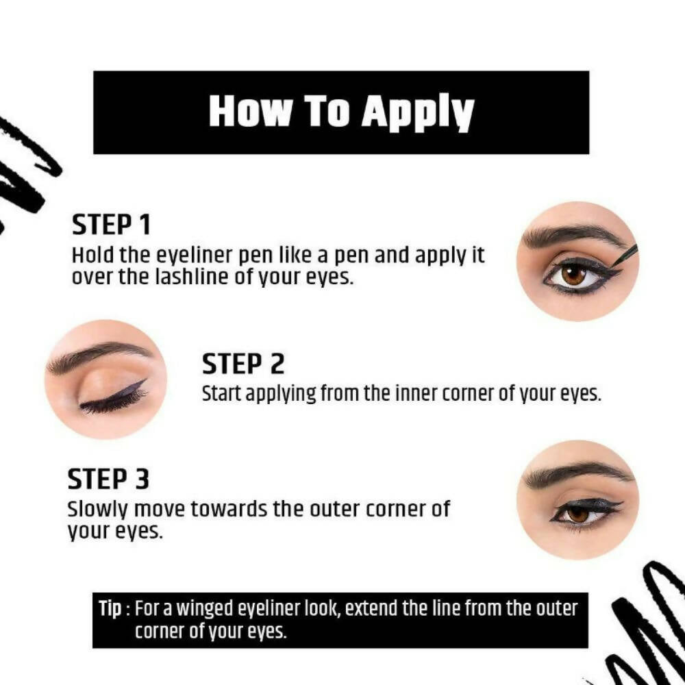 Insight Cosmetics Liner Express Eye Pen Matt Black | Grocsy