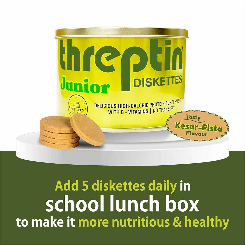 Threptin Junior Diskettes - Kesar Pista | Grocsy