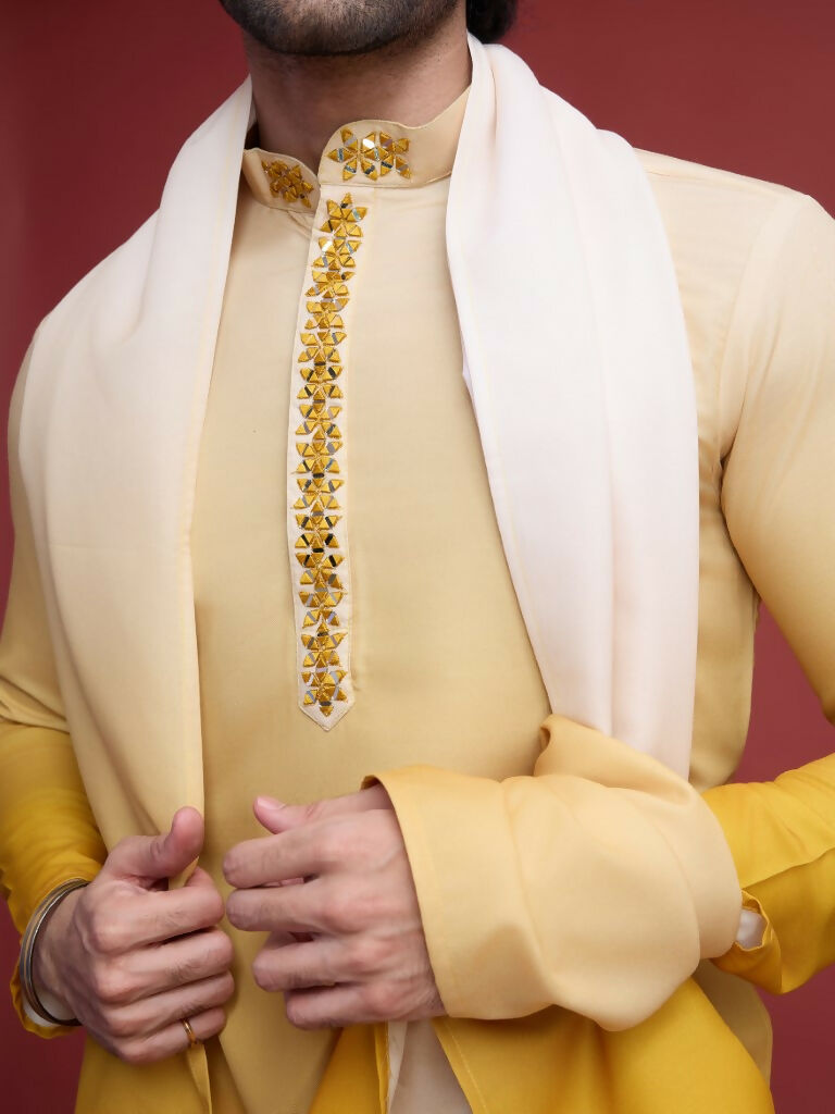 Vastranavya Exclusive Festival Wear Viscose Real Mirror Work Kurta with Dupatta Collection | Grocsy