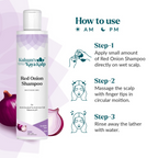 Kulsum's Kaya Kalp Red Onion Shampoo For Anti Dandruff & Anti Hair Fall | Grocsy