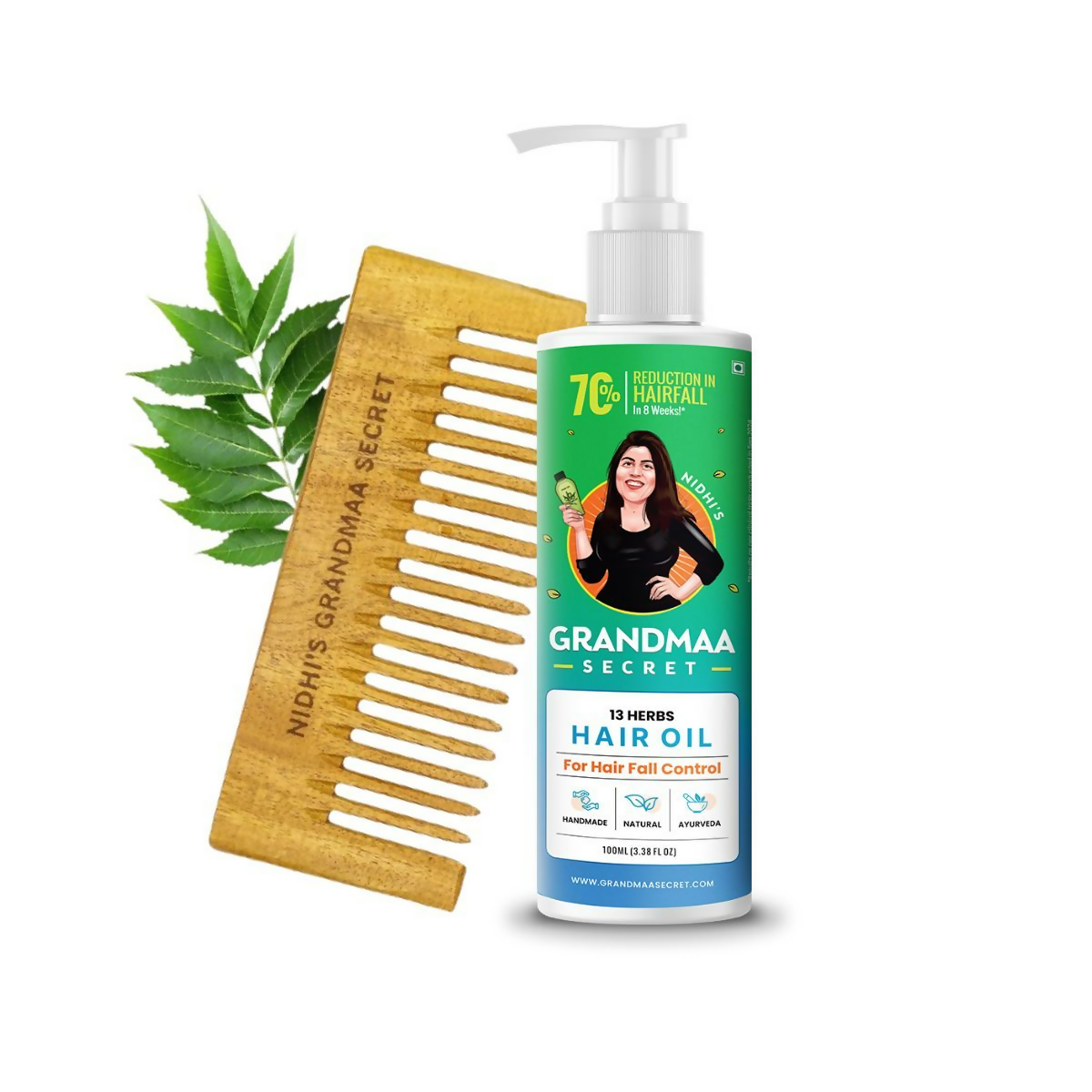 Nidhi's Grandmaa Secret Natural Hair Care Combo | Grocsy