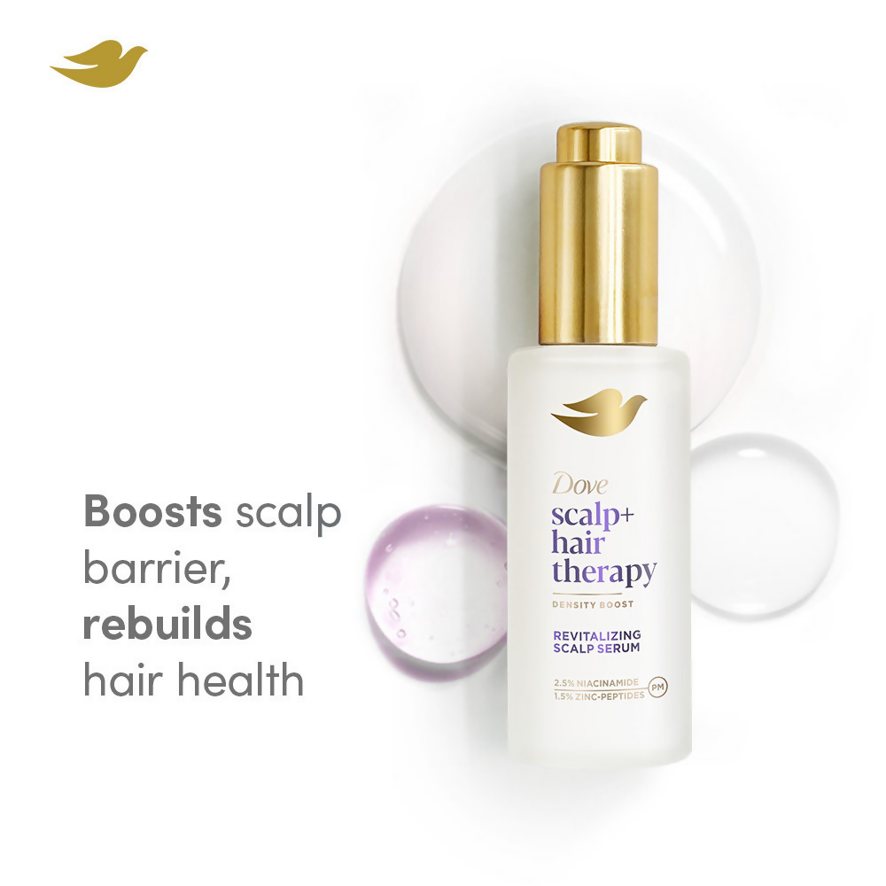 Dove Scalp+Hair Therapy Density Boost Revitalizing Scalp Serum | Grocsy