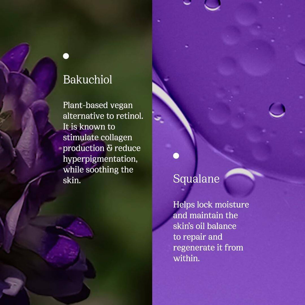 82°E By Deepika Padukone Bakuchiol Slip Illuminating Face Oil, Non-Sticky, For all skin types | Grocsy