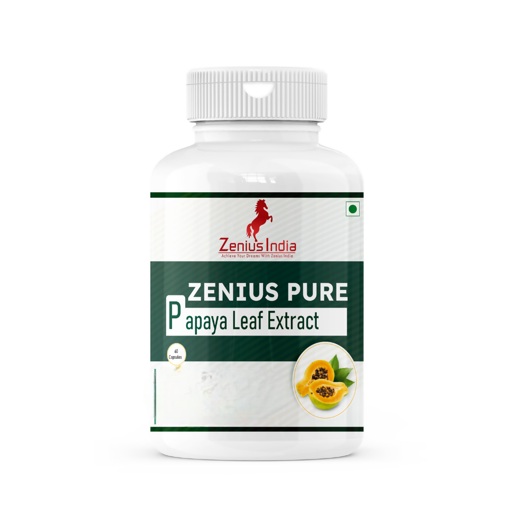 Zenius Pure Papaya Leaf Extract Capsule | Grocsy