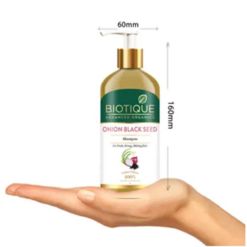 Biotique Onion Black Seed Shampoo | Grocsy