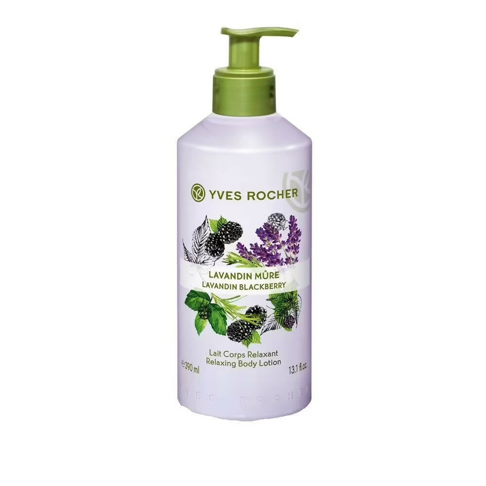 Yves Rocher Relaxing Body Lotion-Lavandin Blackberry | Grocsy
