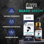 Amazing Earth Certified Organic Beard Serum | Grocsy