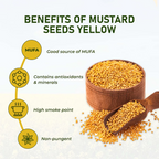 Nature Land Organics Mustard Yellow | Grocsy