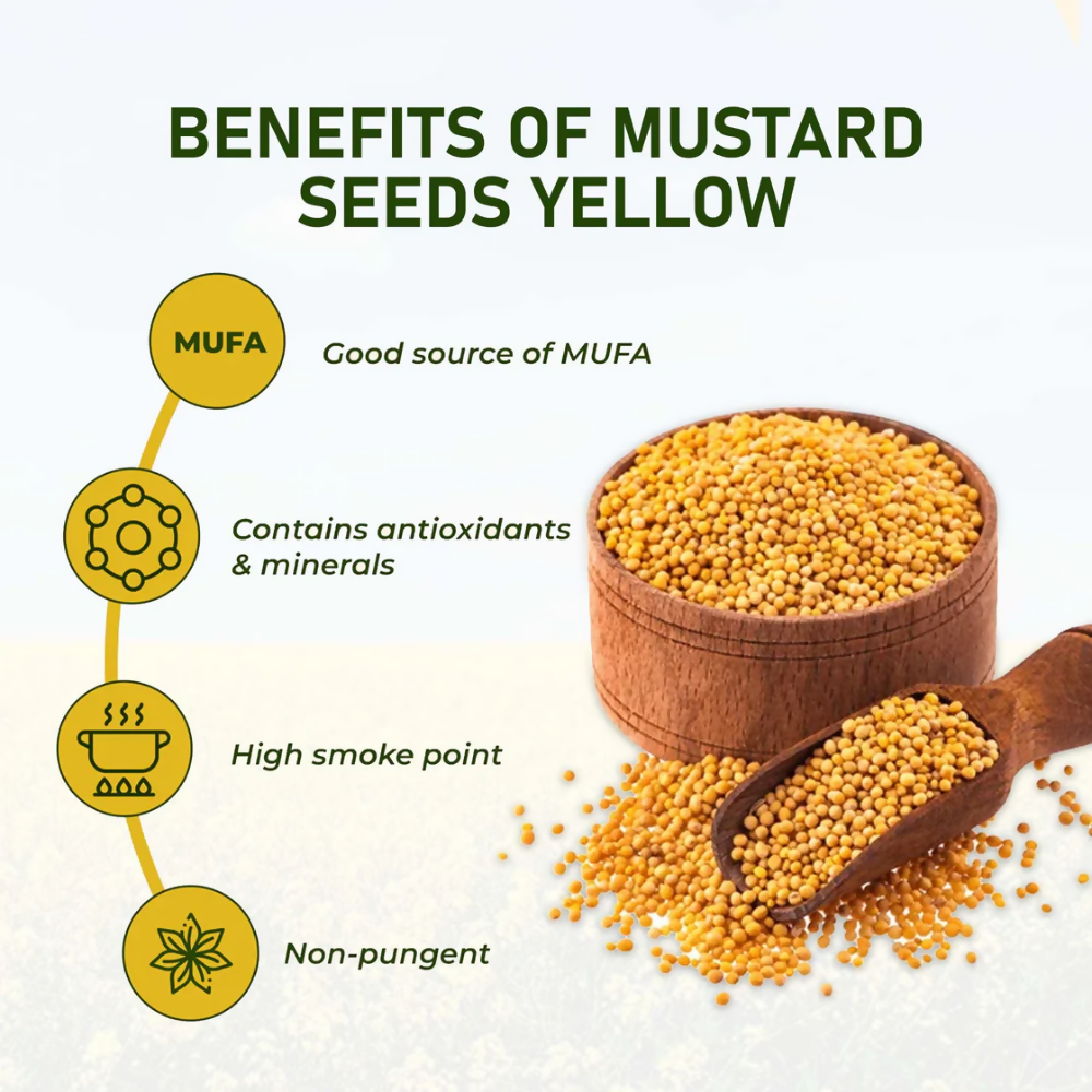 Nature Land Organics Mustard Yellow | Grocsy