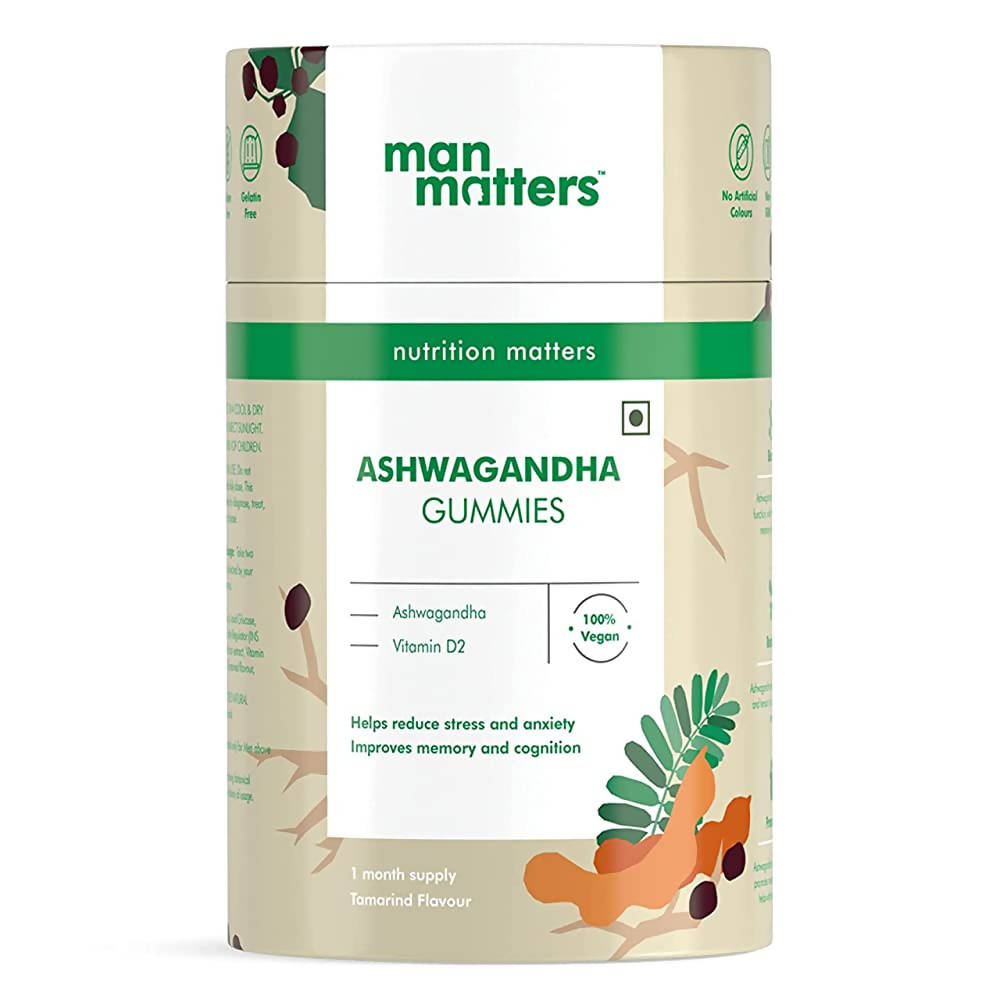 Man Matters Ashwagandha Gummies For Men - Tamarind Flavor | Grocsy
