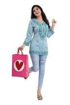 Snehal Creations Alluring Faux Crepe Printed Short Kurti Tunic Top | Grocsy