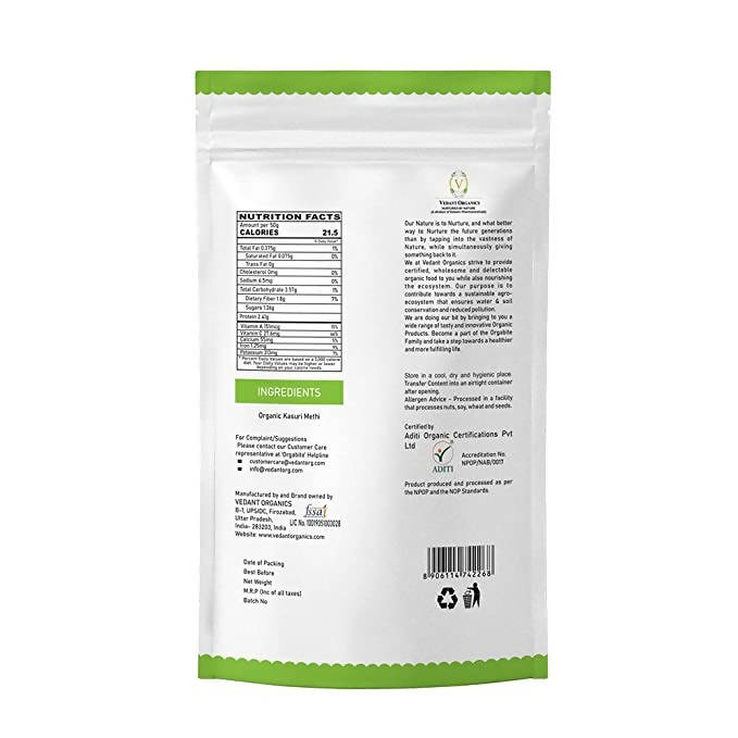 Orgabite Organic Kasuri Methi | Grocsy