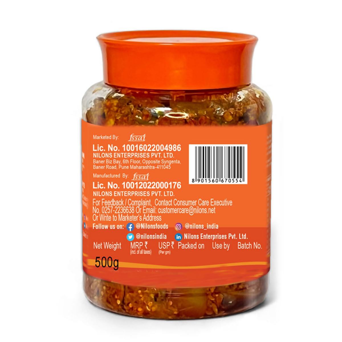 Nilon's Uttam Pradesh Mango Pickle | Grocsy