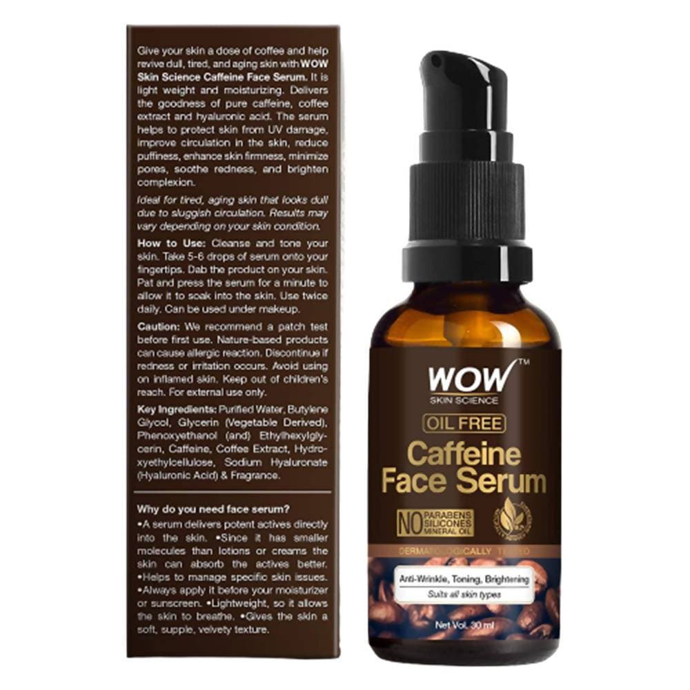 Wow Skin Science Caffeine Face Serum | Grocsy