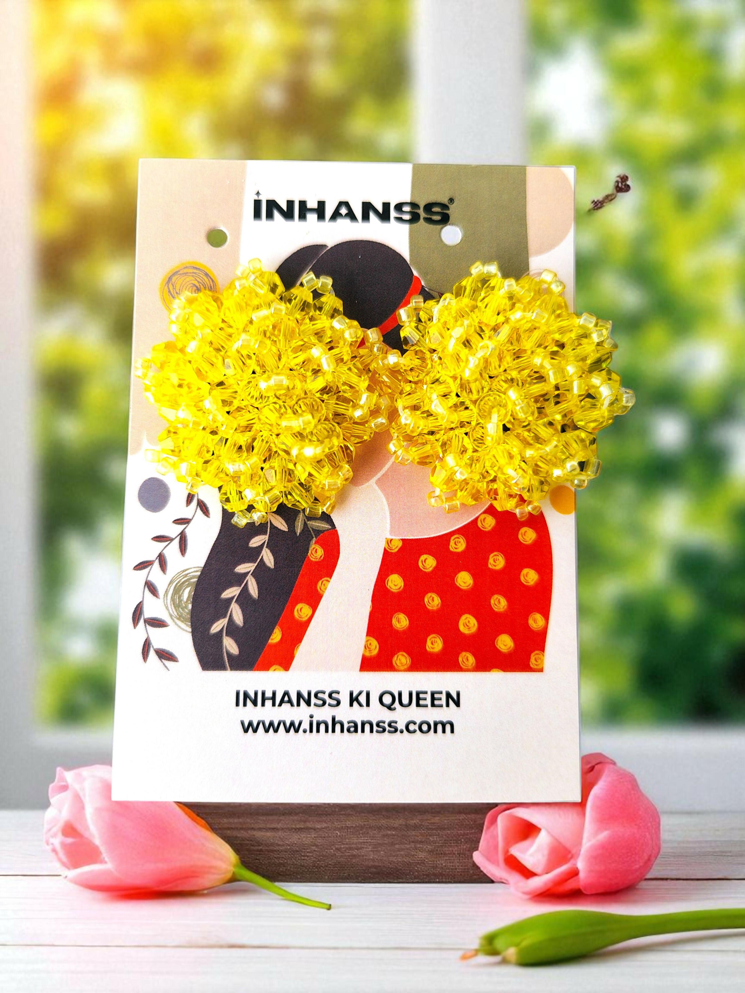 Inhanns Premium Everyday Studs - Lemon Yellow | Grocsy