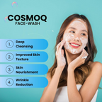 Cosmo Q Cleansing Face Wash Gel for Skin Purifying Formula with Moringa Extract | Grocsy