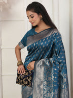 Shree Shyam Fashion Lichi Silk Light Pink Saree | Grocsy