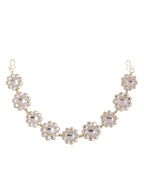 NVR Women's Gold-Polished Traditional Trending Matha Patti | Grocsy