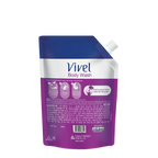 Vivel Fragrant Body Wash Lavender & Almond Oil Moisturizing Shower Gel Supersaver Refill Pack | Grocsy