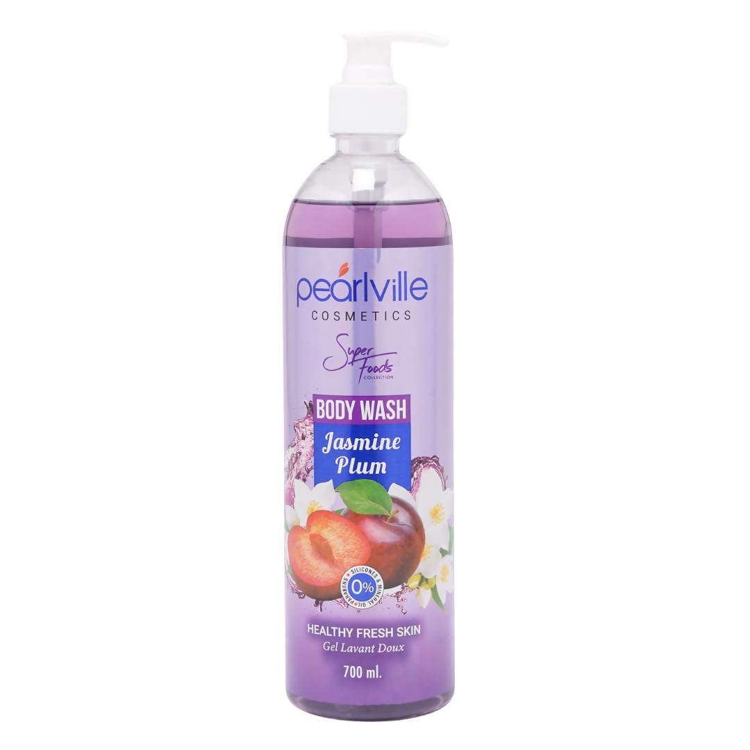 Pearlville Super Foods Collection Jasmine Plum Body Wash | Grocsy