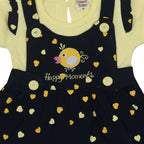 NammaBaby Baby Girl's A-Line Mini Frock Dress - Yellow 117 | Grocsy