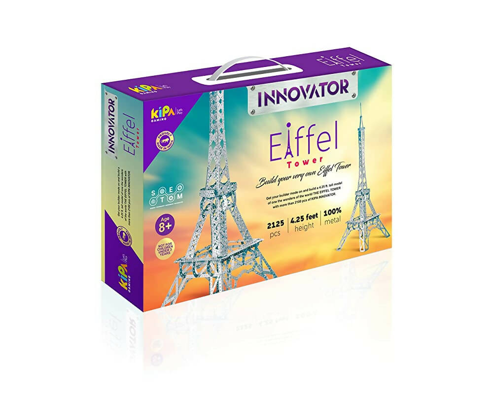 Kipa Innovator - Eiffel Tower 2125 Pieces - 1 DIY, Educational, Learning, Stem, Building and Construction Toys +5 Years | Grocsy