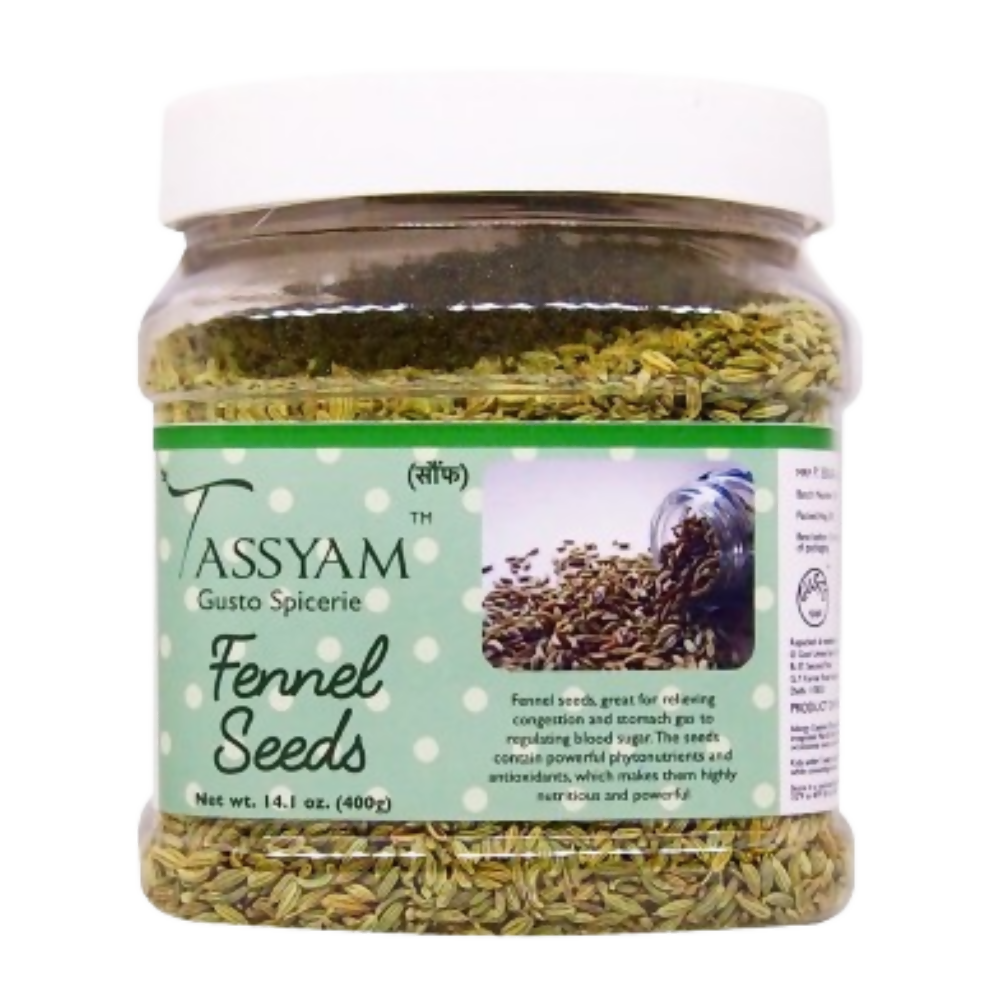 Tassyam Organics Fennel Seeds | Grocsy