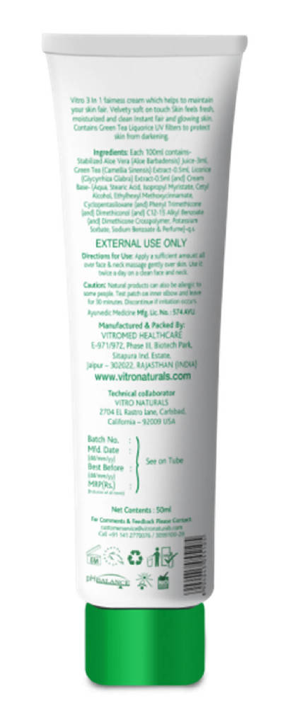 Vitro Naturals 3 in 1 UV++ Protection | Grocsy