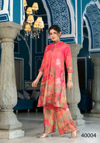 Designer Stylish Orange Pure Muslin Stitched Suit - Apoorva | Grocsy