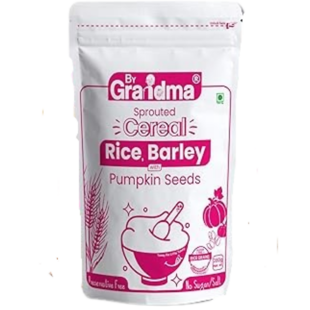 By Grandma Sprouted Cereal Mix - Rice, Barely with Pumpkin seeds | Grocsy