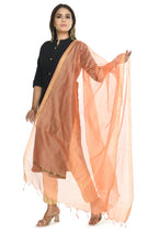 Mominos Fashion Peach Banarsi Piping Dupatta | Grocsy