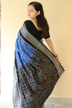 Earthyweaves Krishnakriti Sambalpuri Saree | Grocsy