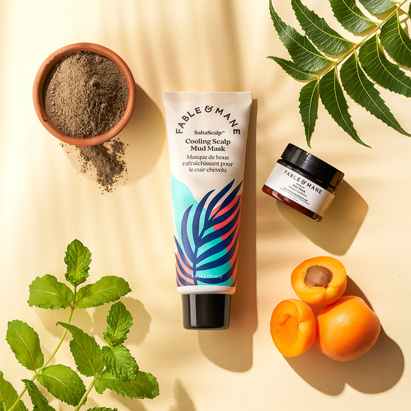 Fable & Mane Sahascalp Soothing Scalp Mud Mask | Grocsy