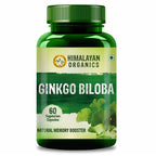 Himalayan Organics Ginkgo Biloba Vegetarian Capsules | Grocsy