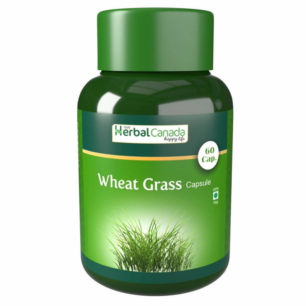 Herbal Canada Wheat Grass Capsules | Grocsy