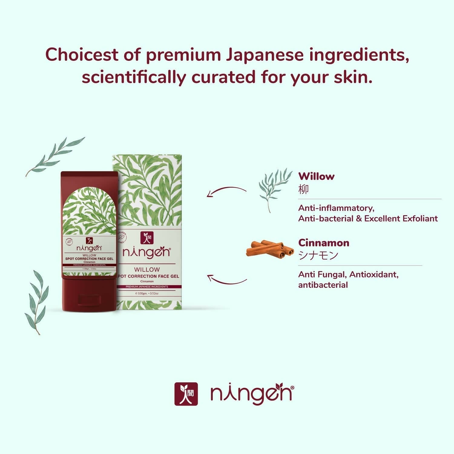 Ningen Willow Spot Correction Face Gel | Grocsy