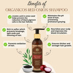 Organicos Red Onion Shampoo | Grocsy