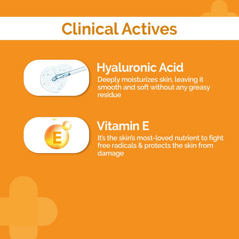The Derma Co Hyaluronic Invisible Sunscreen Gel with Hyaluronic Acid & Vitamin E | Grocsy