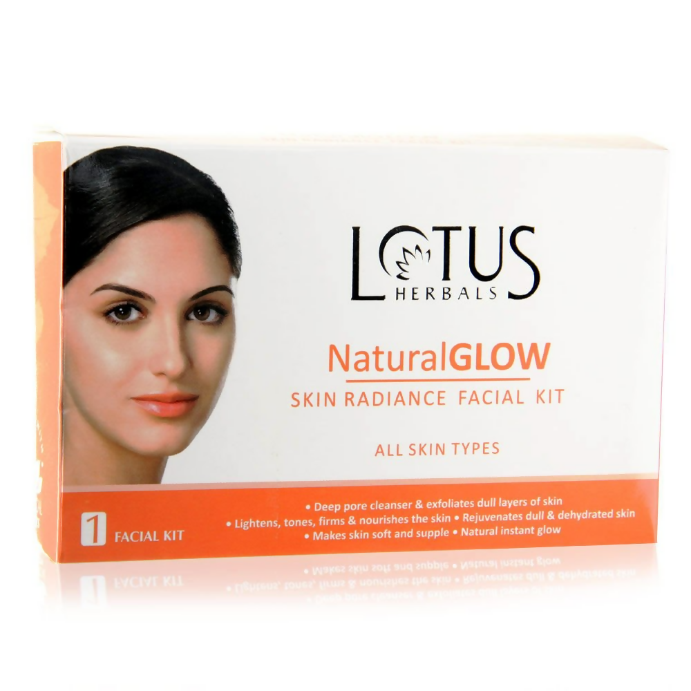 Lotus Herbals Natural Skin Glow Radiance Facial Kit | Grocsy