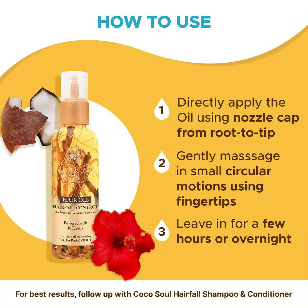 Coco Soul Hair Oil Hairfall Control | Grocsy